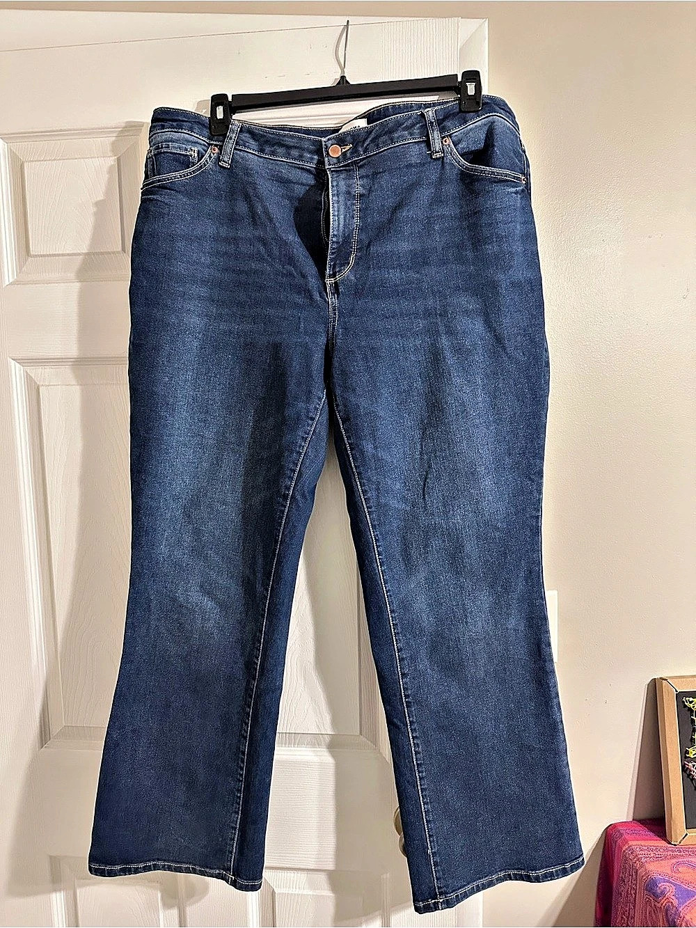 Sonoma Mid Rise Bootcut Jeans Blue Size 18W Like New